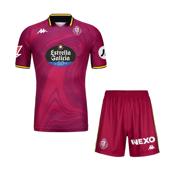 Camiseta Real Valladolid Replica Tercera Ropa Niño 2024/25